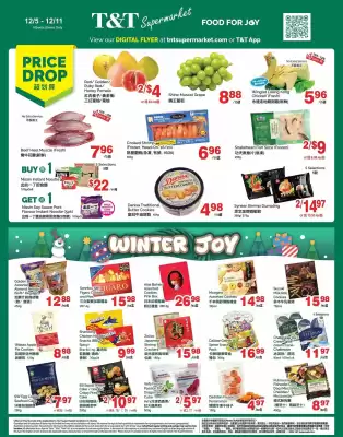 T&T Supermarket flyer (valid until 12-12)