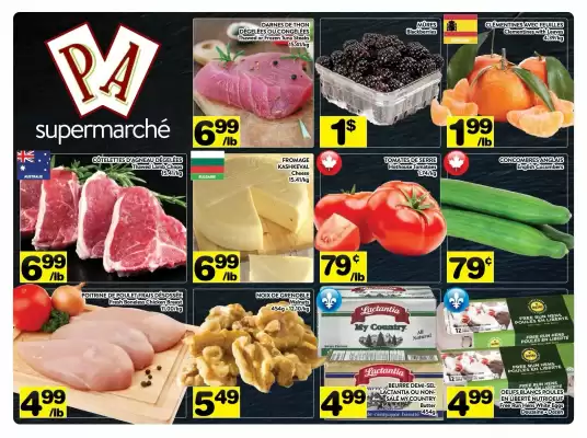 Supermarché PA flyer (valid until 12-12)