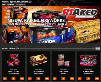 Boxum Vuurwerk folder Pagina 1