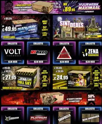 Vuurwerk Maximaal folder (geldig t/m 31-12)