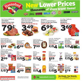 Hannaford flyer week 50 Page 1