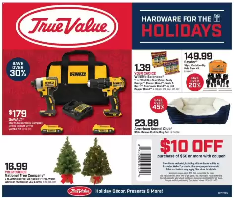 True Value weekly ad (valid until 16-12)