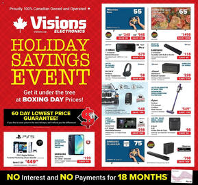 Visions Electronics flyer week 49 Page 1
