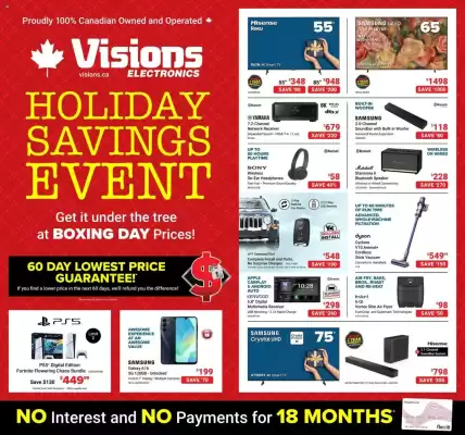 Visions Electronics flyer
