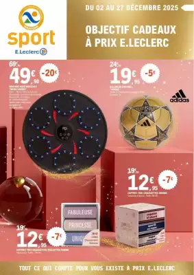 Catalogue E.Leclerc Sport (valable jusqu'au 27-12)