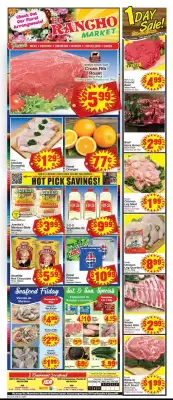 Supermercado El Rancho weekly ad (valid until 9-12)
