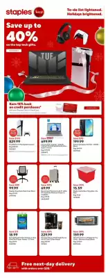 Staples flyer (valid until 11-12)