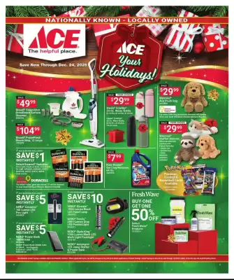 Ace Hardware flyer (valid until 24-12)