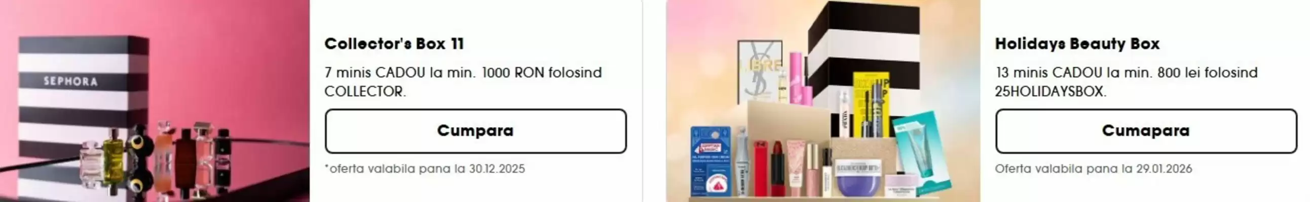 Magazine Sephora (valid până la 30-12)