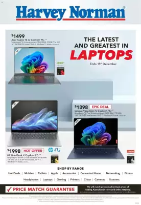 Harvey Norman catalogue (valid until 15-12)