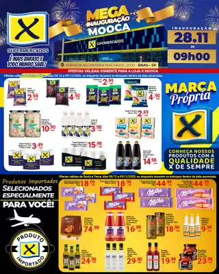 Folheto X Supermercados (válido até 9-12)