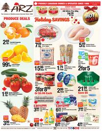 Arz Fine Foods flyer week 49 Page 1