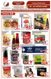 United Supermarket flyer week 49 Page 1