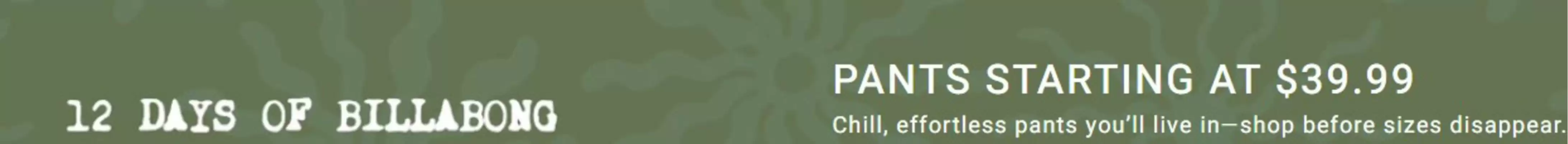 Billabong catalogue (valid until 11-12)