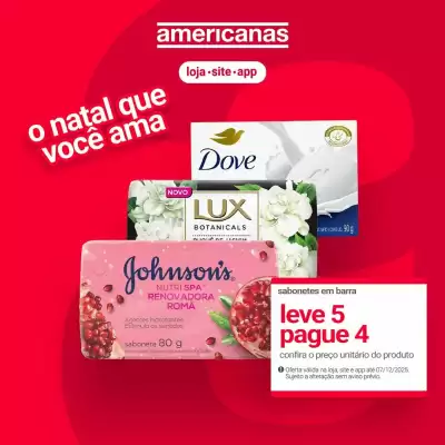 Encarte Lojas Americanas (válido até 7-12)