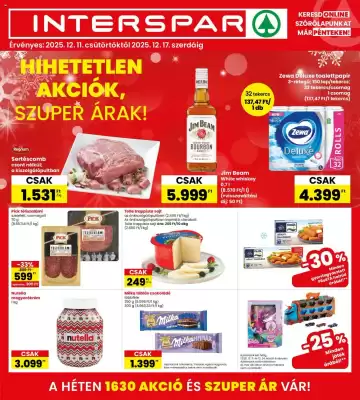 Interspar akciós újság (érvényes eddig: 17-12)
