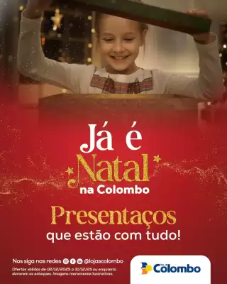 Folheto Lojas Colombo (válido até 31-12)