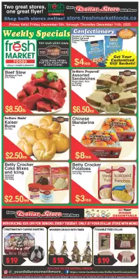 Fresh Market Foods flyer (valid until 11-12)