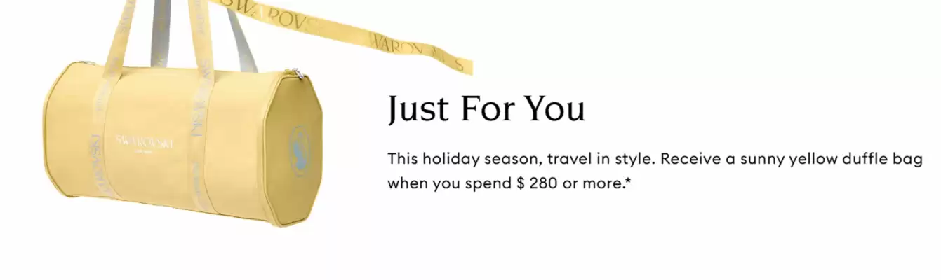 Swarovski catalogue (valid until 21-12)