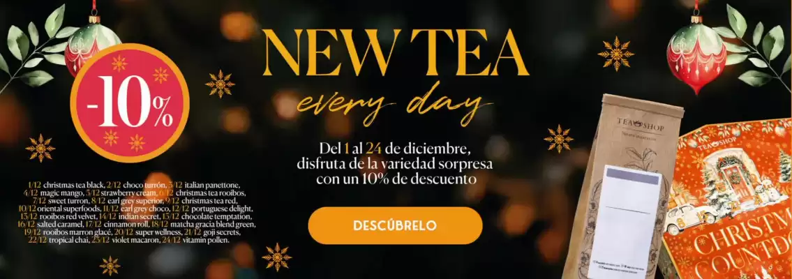 Folleto Tea Shop (válido hasta el 24-12)