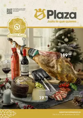 Folleto Supermercados Plaza (válido hasta el 17-12)