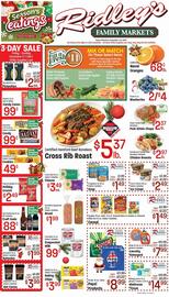 Ridley's Family Markets weekly ad week 49 Page 1