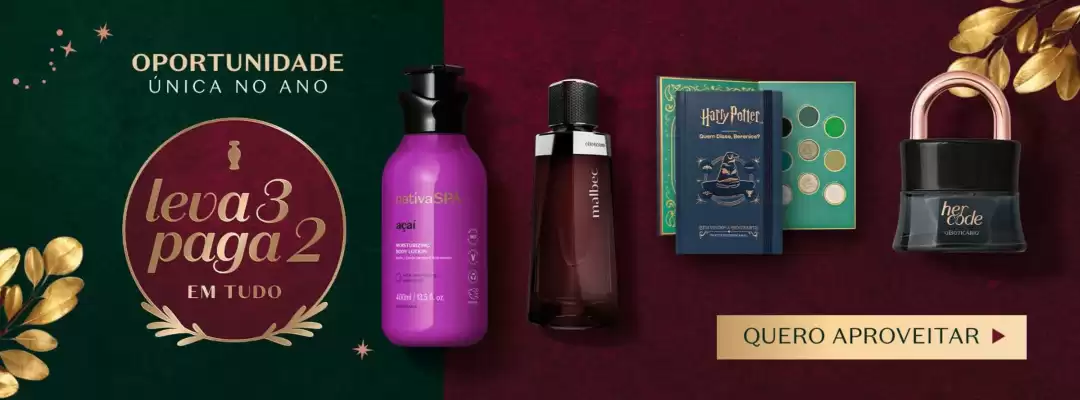 Folheto O Boticário (válido até 8-12)