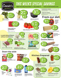 Cousin's Market flyer week 49 Page 1
