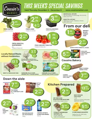 Cousin's Market flyer (valid until 11-12)