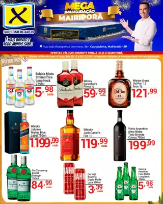 Folheto X Supermercados (válido até 9-12)