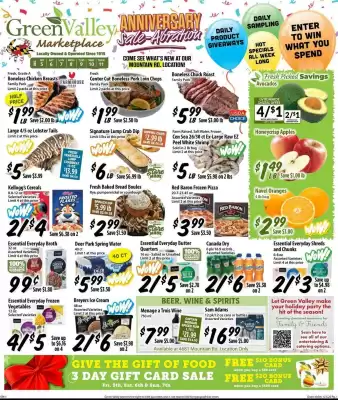 Green Valley Marketplace weekly ad (valid until 11-12)
