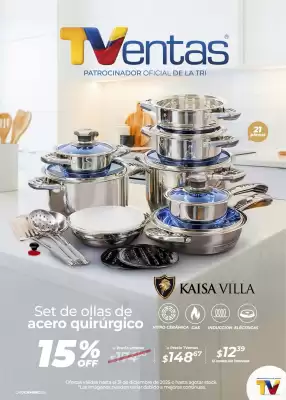 Catálogo TVentas (válido hasta 31-12)