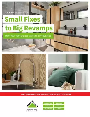 Leroy Merlin catalogue (valid until 31-12)