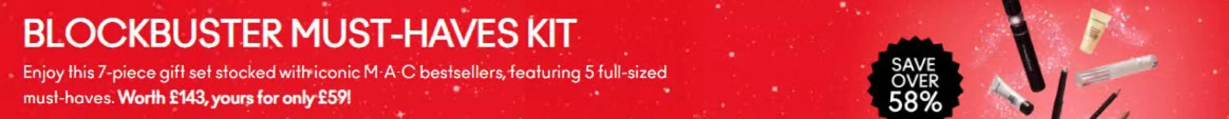 MAC Cosmetics leaflet (valid until 13-12)