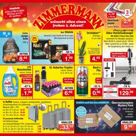 Zimmermann Prospekt woche 50 Seite 1