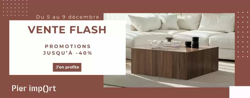 Catalogue Pier Import (valable jusqu'au 9-12)