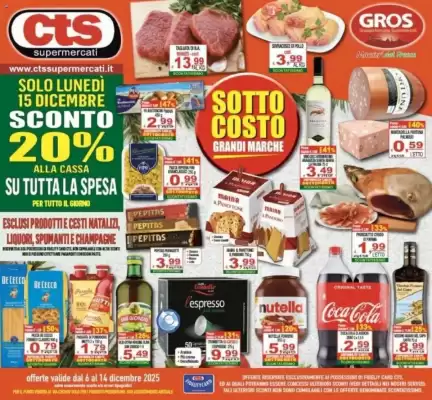 Volantino CTS Supermercati (valido fino al 14-12)