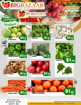 Big Bazaar Canada flyer (valid until 18-12)