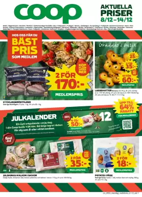Coop reklamblad (giltig till och med 14-12)