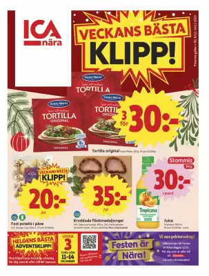 ICA Nära reklamblad (giltig till och med 14-12)