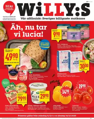 Willys reklamblad (giltig till och med 14-12)