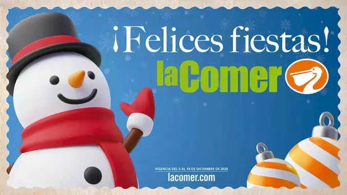 Folleto La Comer (válido hasta 18-12)