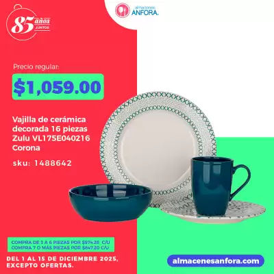 Catálogo Almacenes Anfora (válido hasta 15-12)