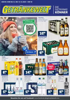 Getränkewelt Prospekt (gültig bis 13-12)