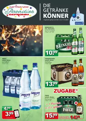 Getränkeparadies Gefromm Prospekt (gültig bis 13-12)
