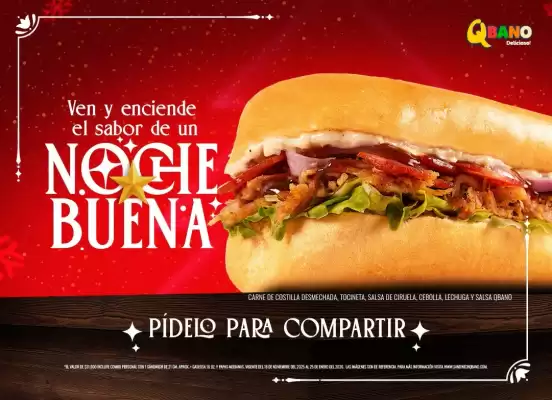Catálogo Sandwich Qbano (válido hasta 25-01)