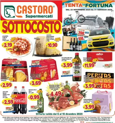 Volantino Il Castoro Supermercati (valido fino al 15-12)