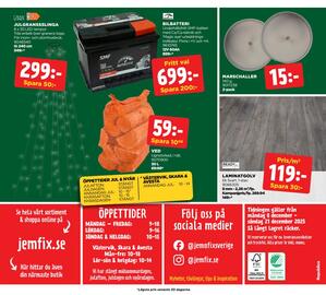 Jem&Fix reklamblad Sida 16