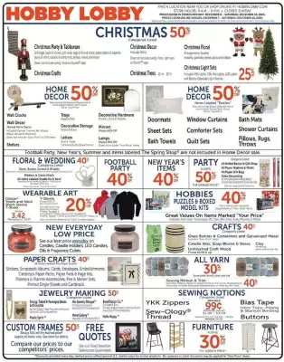 Hobby Lobby weekly ad (valid until 13-12)