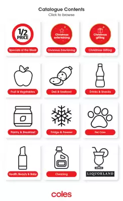 Coles catalogue (valid until 16-12)